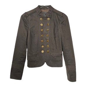 Armani Exchange Double Gold Button Front Jacket Size Small